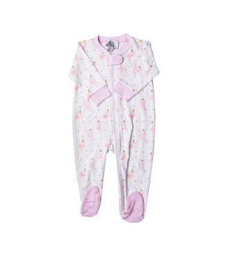 the proper peony *PRE-ORDER* Ballerinas Footed Zipper PJ