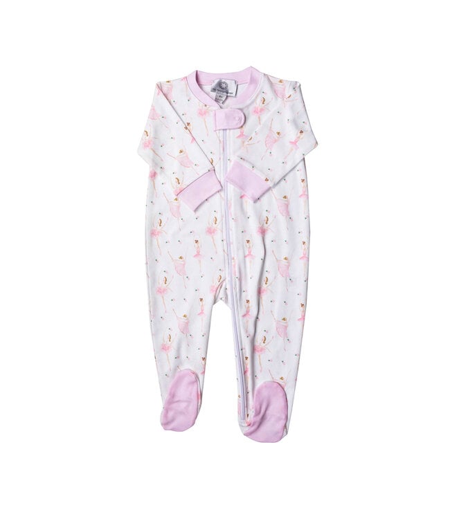 the proper peony Ballerinas Footed Zipper PJ