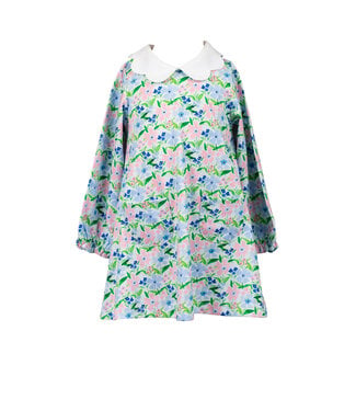 the proper peony Flanders Poppy L/S A-Line Dress