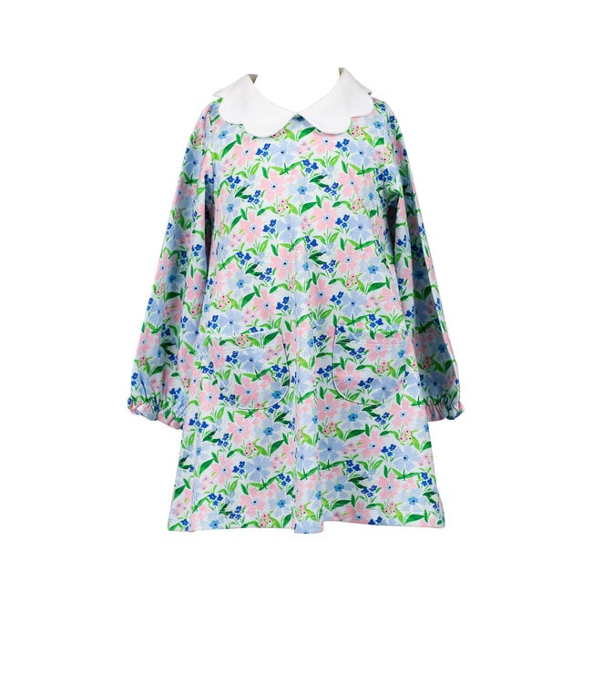 the proper peony Flanders Poppy L/S A-Line Dress