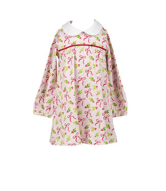 the proper peony Holly Bows Dress