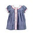 the proper peony Navy Gingham Choate Dress