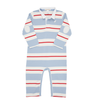 Beaufort Bonnet Blue/Red Rugby Sir Proper Romper