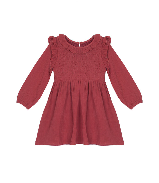 Mabel and Honey Red Autumn Dress