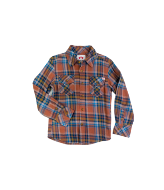 appaman Clay/Jewel Plaid Flannel Shirt