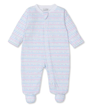 Kissy Kissy Nighty Night Stripes Footie w/Zip