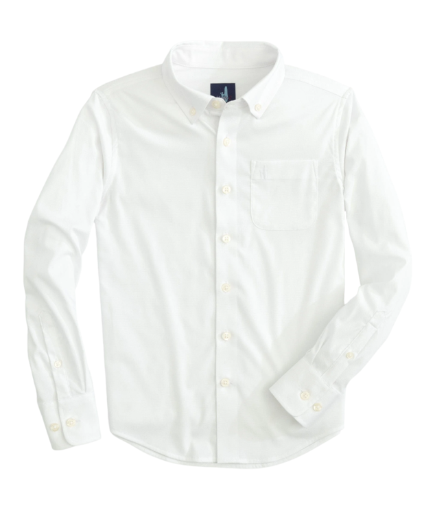 Johnnie O White Tradd Button Down Shirt