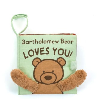 Jellycat Bartholomew Bear Loves You Book