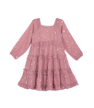 Mabel and Honey Peachy Starlight Starbright Dress