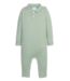 Little English Watercress Stripe L/S Polo Romper