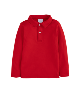 Little English Red L/S Polo