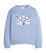 Little English Light Blue Castle Sweater