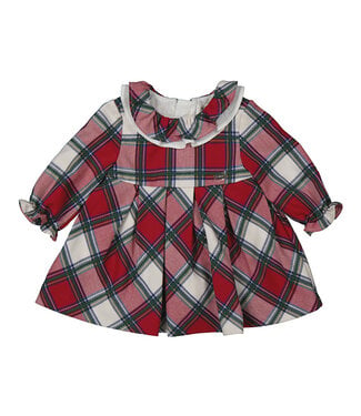 Mayoral L/S Plaid Dress