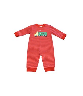 Three Sisters Christmas Lights Boys Romper