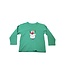 Luigi Green L/S Top Snowman Swinging on Christmas Lights