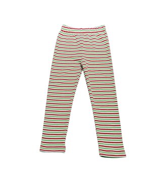 Luigi Red/Green/White Stripe Legging