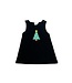 Luigi Navy Corduroy Christmas Tree Jumper Dress