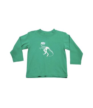 Luigi Green T Rex Skeleton L/S Tee