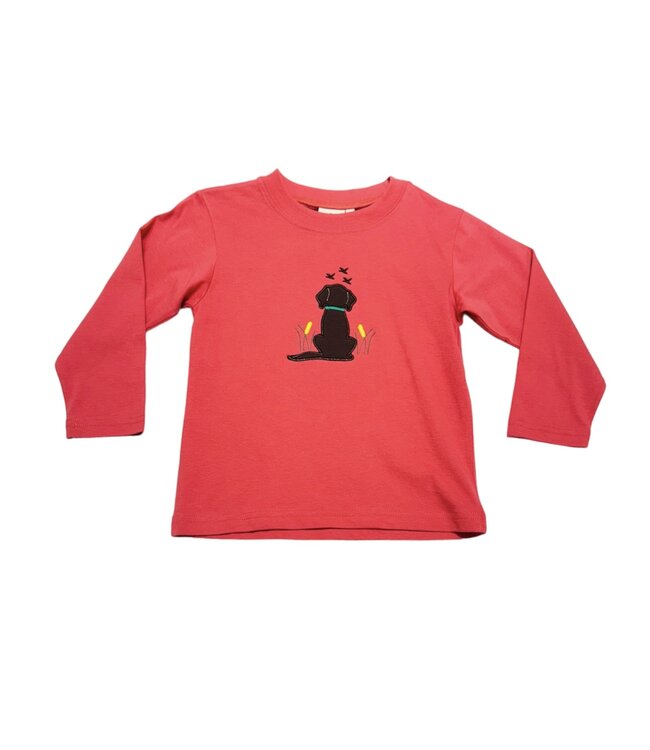 Luigi Red Dog Hunting Ducks L/S Tee