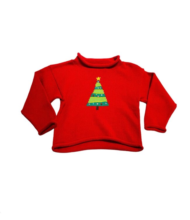 Luigi Red Christmas Tree w/Star Sweater