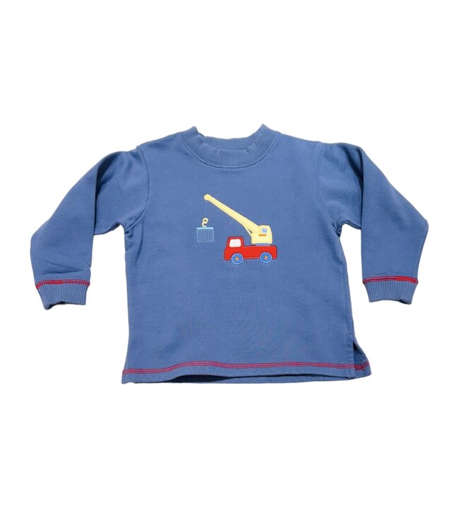 Luigi Blue Work Truck Sweatshirt