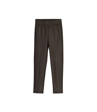 Mayoral Chocolate Faux Leather Legging