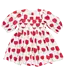 Pink Chicken Red Tulips Evelyn Dress