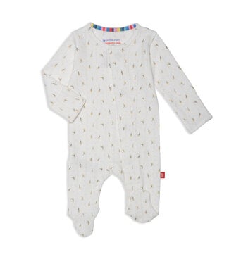 Magnificent Baby Floral Pointelle Footie