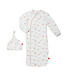 Magnificent Baby Hug Dispatcher Gown & Hat Set