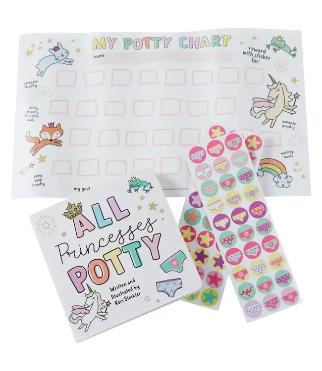 Scholastic/Klutz All Princesses Potty Board Book Set