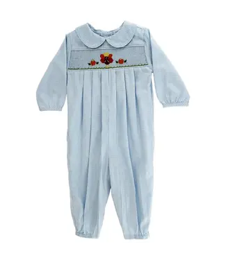 Bailey Boys Smocked Turkey Long Dressy Bubble