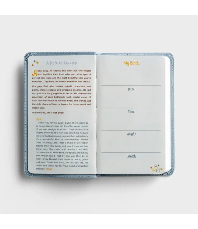 Dayspring Blue Wonderfully Made Baby's 1st Bible for Boys