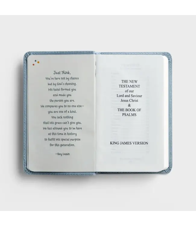 Dayspring Blue Wonderfully Made Baby's 1st Bible for Boys