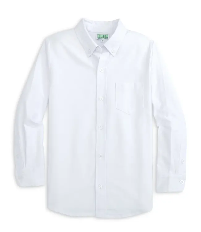 THE Basics White Button Down Oxford Shirt