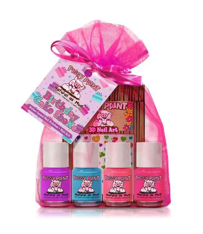 Piggy Paint Birthday Cake Shake Kit