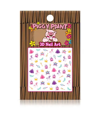 Piggy Paint Princess Nail Art