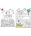 Peter Pauper Press Animals Dot-To-Dot Coloring Book