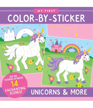 Peter Pauper Press First Color by Sticker Unicorns & More