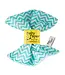 Baby Paper Baby Paper Turquoise Zig Zag