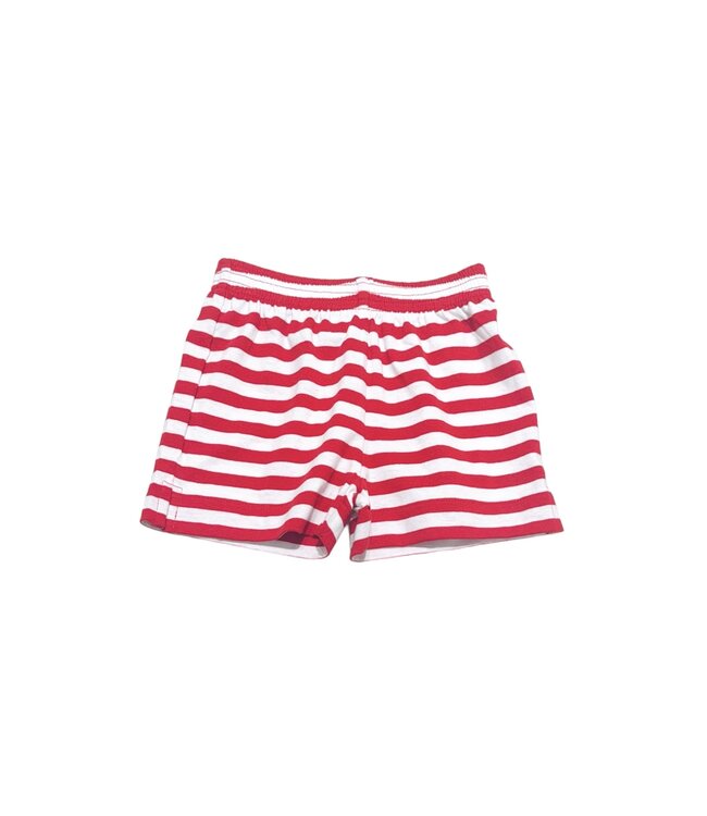 Luigi Red/White Stripe Shorts w/Slit