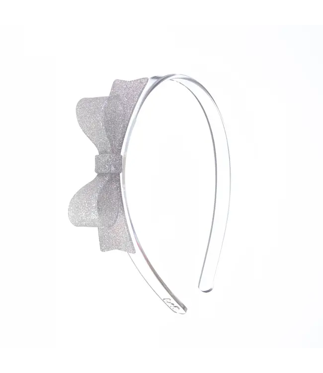 lilies&roses Bow Tie Silver Headband