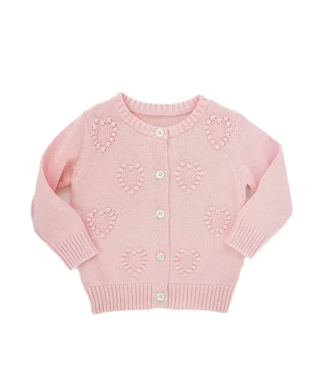 Ruth and Ralph Pink Hearts Cardigan