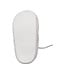 August White Leather Crib Shoe