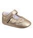 Amina Gold Crib Shoe