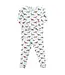 dear perli Hot Dogs Christmas PJ Set