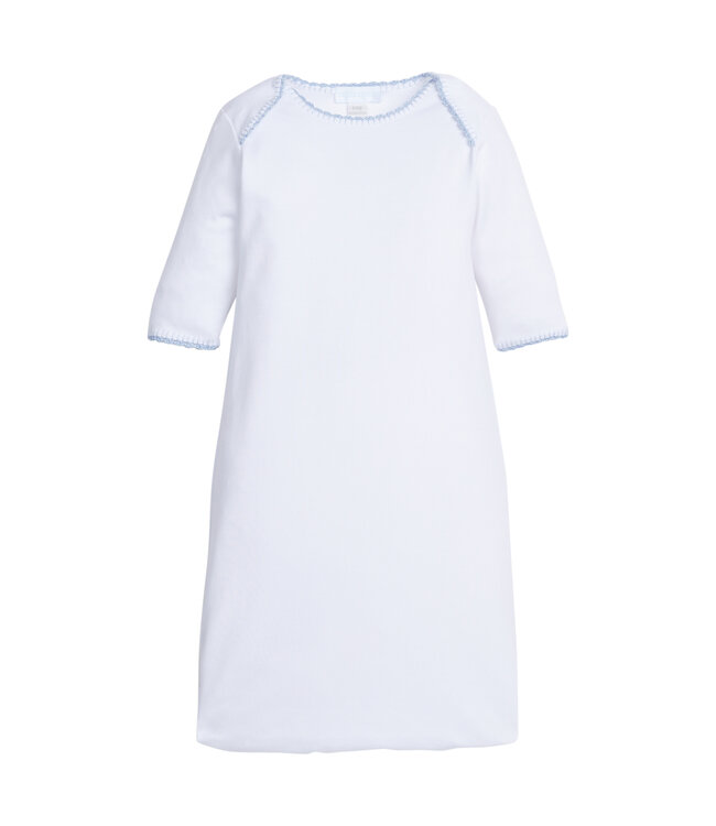 Little English Light Blue Crochet Gown