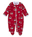 Kissy Kissy Red PJs Holiday Reindeer Footie w/Zip