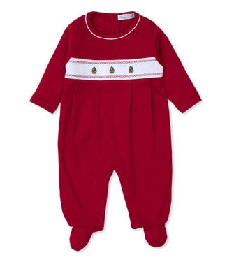 Kissy Kissy Red Classic Treasures Holiday Fa24 Footie