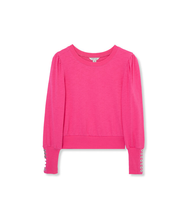 Habitual Dark Pink Puff Sleeve Top