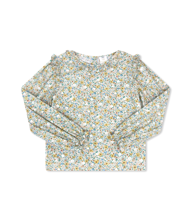 Lullaby Set *PRE-ORDER* Tupelo Yellow Floral Evelyn Blouse